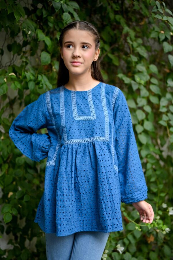 LIMITED STOCK <br> Azzurra Long Sleeve Top - Image 4